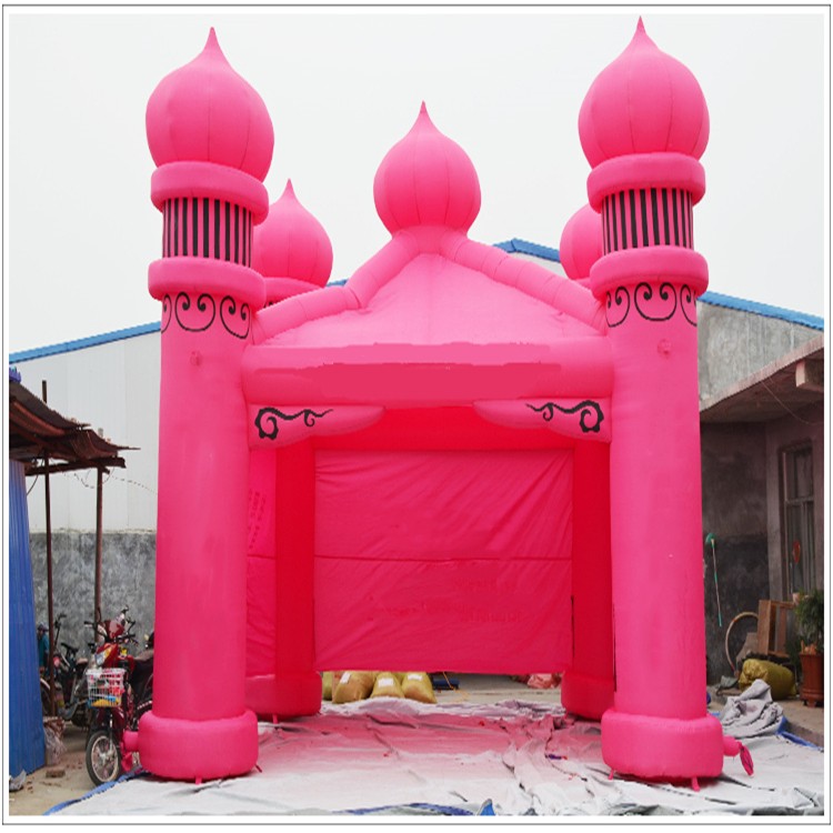 阳原粉色帐篷